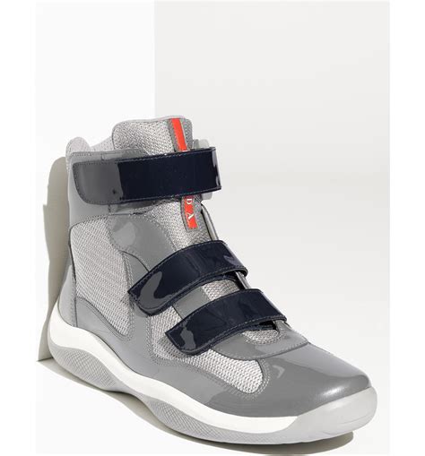 prada americas cup high top mens sneakers|Prada America's Cup original sneakers.